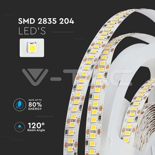 LED Лента SMD2835 - 204/1 6000К IP20 - изглед 8 - rZ commerce LED Лента SMD2835 - 204/1 6000К IP20 - изглед 8