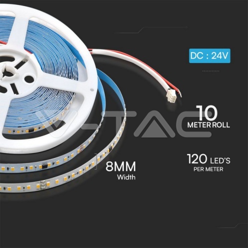 LED Лента Бягаща 2835 120 10W 24V 6500K - изглед 3 - rZ commerce LED Лента Бягаща 2835 120 10W 24V 6500K - изглед 3