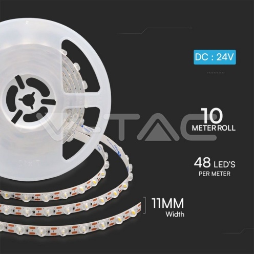 LED Лента 2835 48L 16W 4000K 24V - изглед 3