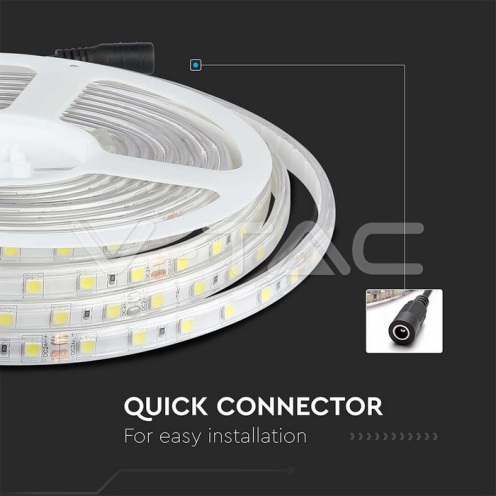LED Лента 5050- 60/1 24V IP65 6000K - изглед 7