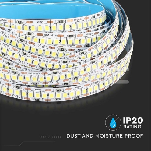 LED Лента SMD2835 - 240/1 High Lumen Бяла Невлагозащитена /2/ - изглед 9 - rZ commerce LED Лента SMD2835 - 240/1 High Lumen Бяла Невлагозащитена /2/ - изглед 9