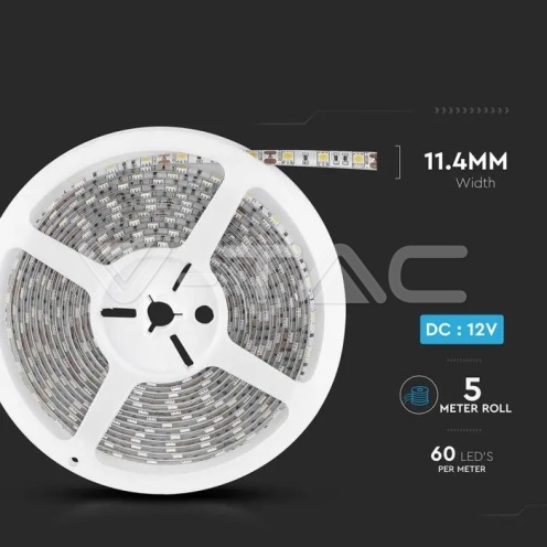 LED Лента SMD5050 - 60/1 4500K IP65 - изглед 11