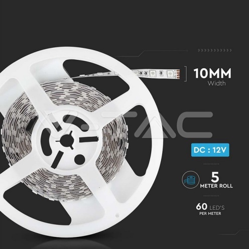 LED Лента SMD5050 - 60/1 Синя IP20 - изглед 12