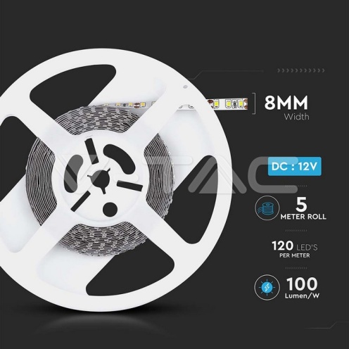 LED Лента SMD3528 - 120/1 6400 IP20 - изглед 11