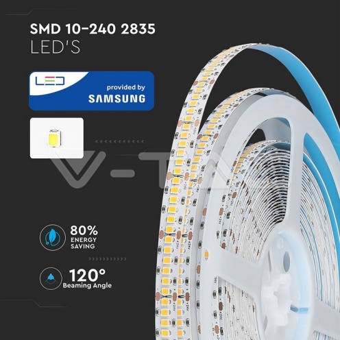 LED Лента SAMSUNG ЧИП 2835 240/1 24V IP20 6000K CRI95+ - изглед 7 - rZ commerce LED Лента SAMSUNG ЧИП 2835 240/1 24V IP20 6000K CRI95+ - изглед 7