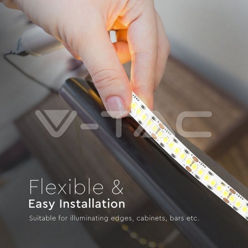 LED Лента SAMSUNG ЧИП 2835 240/1 24V IP20 6000K - изглед 8