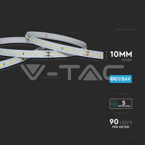 LED Лента - 90 LEDS/M 24V IP20 4000K 120° 4W/M 200LM/W - изглед 3 - rZ commerce LED Лента - 90 LEDS/M 24V IP20 4000K 120° 4W/M 200LM/W - изглед 3
