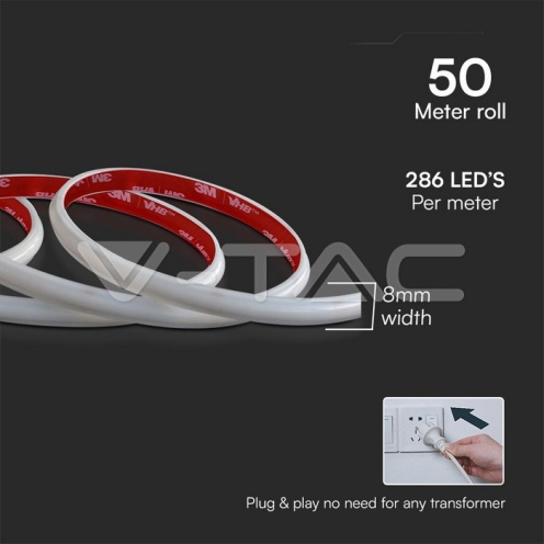 LED COB Лента Сет 12W 2025 286 6500K 50м/Сет 220V - изглед 3 - rZ commerce LED COB Лента Сет 12W 2025 286 6500K 50м/Сет 220V - изглед 3