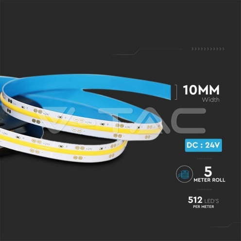 LED COB Лента 24V IP20 4000K 512 Leds 12W/m_new - изглед 5 - rZ commerce LED COB Лента 24V IP20 4000K 512 Leds 12W/m_new - изглед 5