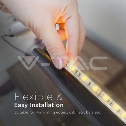 LED Лента SMD2835 - 120/1 24V IP65 4000K Двойно PCB 10М Ролка - изглед 7 - rZ commerce LED Лента SMD2835 - 120/1 24V IP65 4000K Двойно PCB 10М Ролка - изглед 7