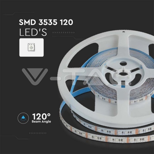 LED Лента SMD 3535 120LED Double PCB 8mm RGB 12W/M - изглед 3 - rZ commerce LED Лента SMD 3535 120LED Double PCB 8mm RGB 12W/M - изглед 3