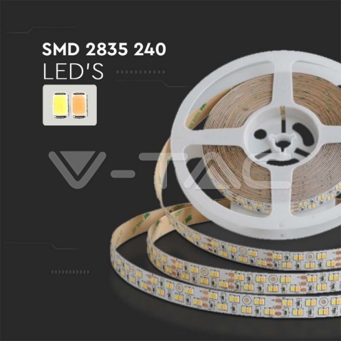 LED Лента SMD 2835 240LED Double PCB 15mm 3in1 21W/M - изглед 3 - rZ commerce LED Лента SMD 2835 240LED Double PCB 15mm 3in1 21W/M - изглед 3