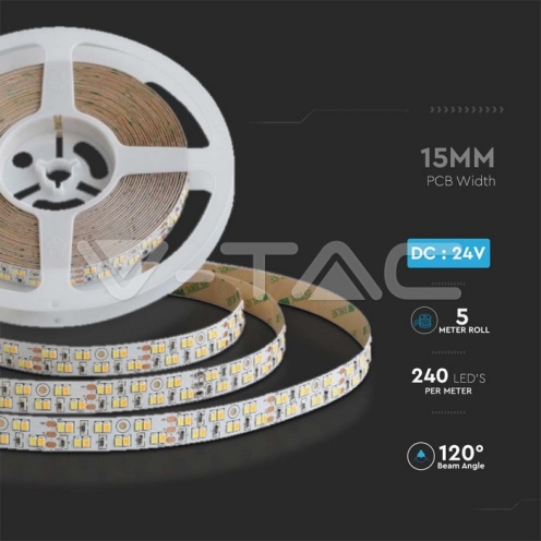 LED Лента SMD 2835 240LED Double PCB 15mm 3in1 21W/M - изглед 7 - rZ commerce LED Лента SMD 2835 240LED Double PCB 15mm 3in1 21W/M - изглед 7