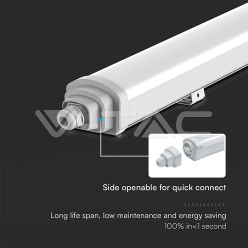 LED Влагозащитено тяло 36W SAMSUNG Чип GT Серия 1200mm 6400K 120lm - изглед 5 - rZ commerce LED Влагозащитено тяло 36W SAMSUNG Чип GT Серия 1200mm 6400K 120lm - изглед 5