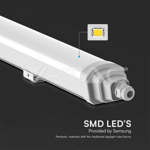 LED Влагозащитено тяло SAMSUNG Чип GT Серия 600mm 18W 6000K - изглед 2 - rZ commerce LED Влагозащитено тяло SAMSUNG Чип GT Серия 600mm 18W 6000K - изглед 2