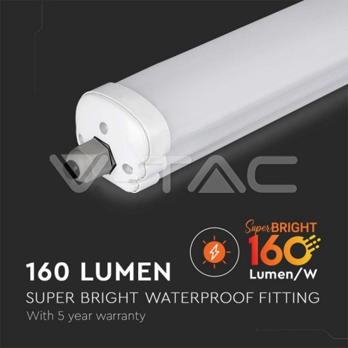 LED Влагозащитено тяло X-Серия 1200mm 24W 6500K 160LM/W - изглед 9