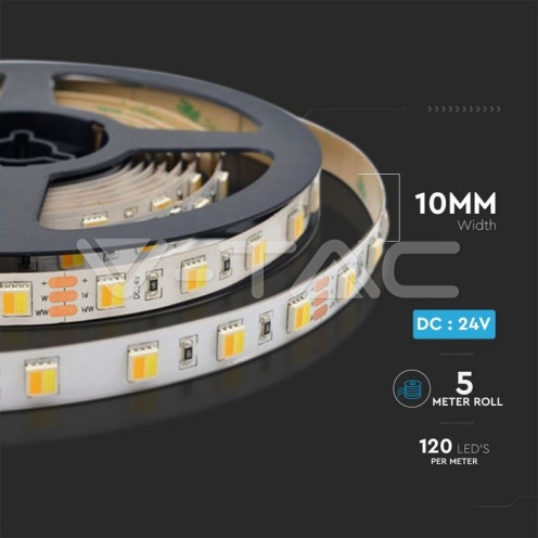 LED Лента SMD2835 - 120/1 24V IP20 3in1 - изглед 5 - rZ commerce LED Лента SMD2835 - 120/1 24V IP20 3in1 - изглед 5