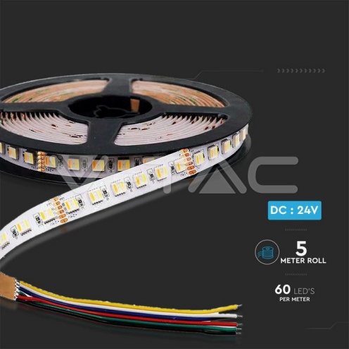 LED Лента SMD5050 - 60/1 24V IP20 3in1+ RGB - изглед 7 - rZ commerce LED Лента SMD5050 - 60/1 24V IP20 3in1+ RGB - изглед 7