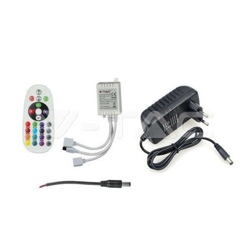 LED Strip RGB Set SMD5050 300LED 2x5M With Remote + Adaptor - изглед 8