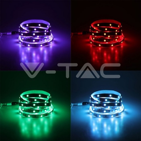 LED Strip RGB Set SMD5050 300LED 2x5M With Remote + Adaptor - изглед 3