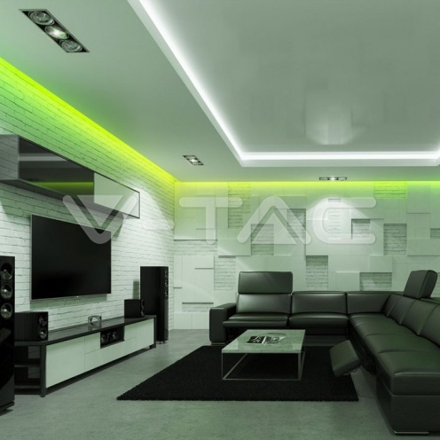 LED Strip RGB Set SMD5050 300LED 2x5M With Remote + Adaptor - изглед 5