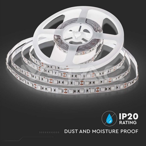 LED Лента SMD5050 - 60/1 Топло Бяла IP20 - изглед 5