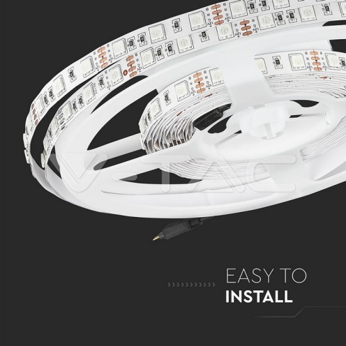 LED Лента SMD5050 - 60/1 RGB Невлагозащитена - изглед 7