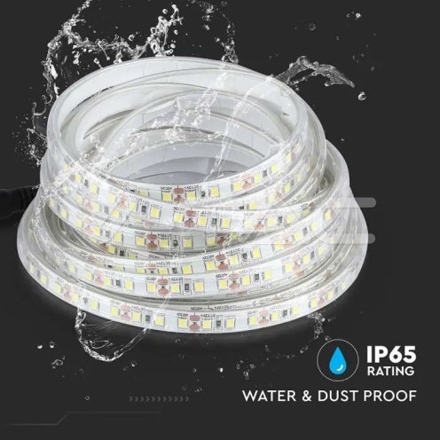 LED Лента SMD3528 - 120/1 8w 6400 IP65 - изглед 6