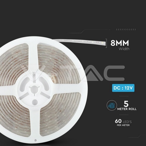 LED Лента SMD3528 - 60/1 Зелена IP65 - изглед 8