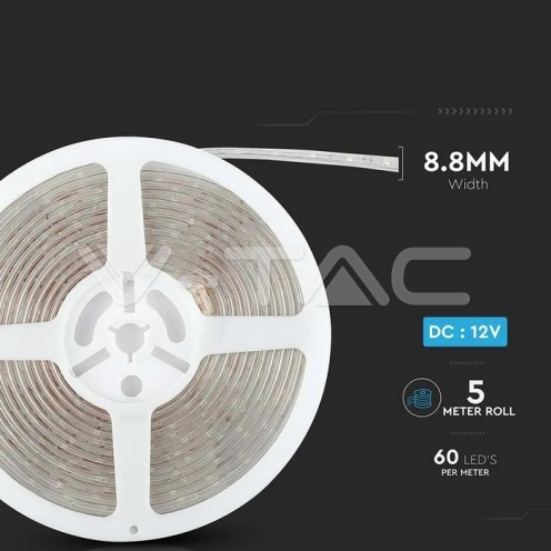 LED Лента SMD3528 - 60/1 Бяла IP65 - изглед 9