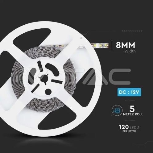 LED Лента SMD3528 - 120/1 3000K IP20 - изглед 8