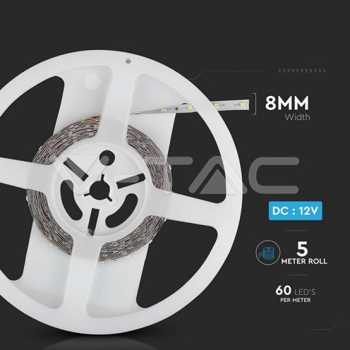 LED Лента SMD3528 - 60/1 Червена IP20 - изглед 9