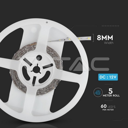 LED Лента SMD3528 - 60/1 Жълта Невлагозащитена - изглед 11