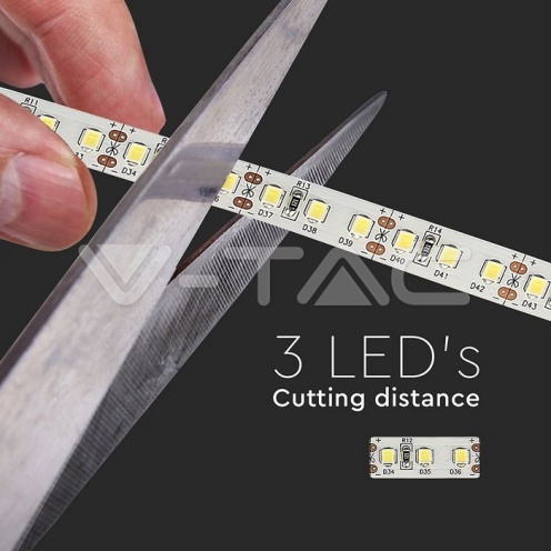 LED Лента SAMSUNG ЧИП 2835 120/1 12V IP20 6000K - изглед 8