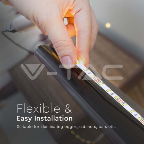 LED Лента 4040 - 60/1 12V 3000K IP20 - изглед 7