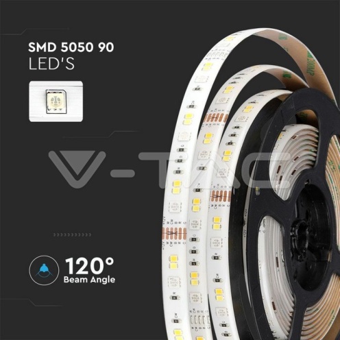 LED Лента 90Лед Сет - 13W Wifi Ip65 RGB +3IN1 - изглед 11