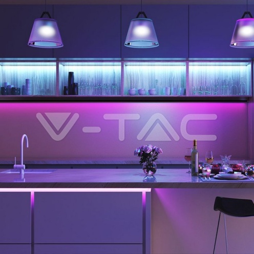 LED Лента 90Лед Сет - 13W Wifi Ip65 RGB +3IN1 - изглед 7