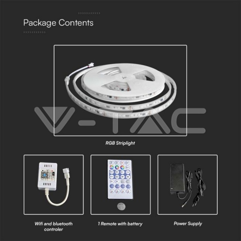 LED Magic Strip Set RGB 24V RGB IP65 - изглед 5