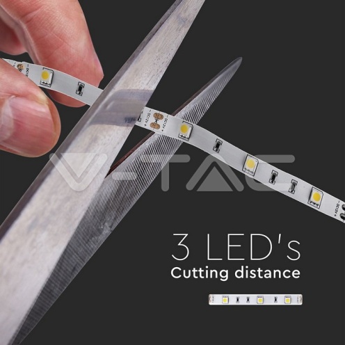 LED Лента SMD5050 30/1 3000К IP20 6W/M - изглед 2