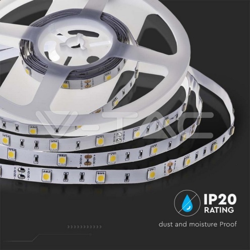 LED Лента SMD5050 30/1 3000К IP20 6W/M - изглед 5