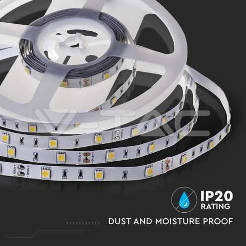 LED Лента SMD5050 - 30/1 Бяла IP20 - изглед 5
