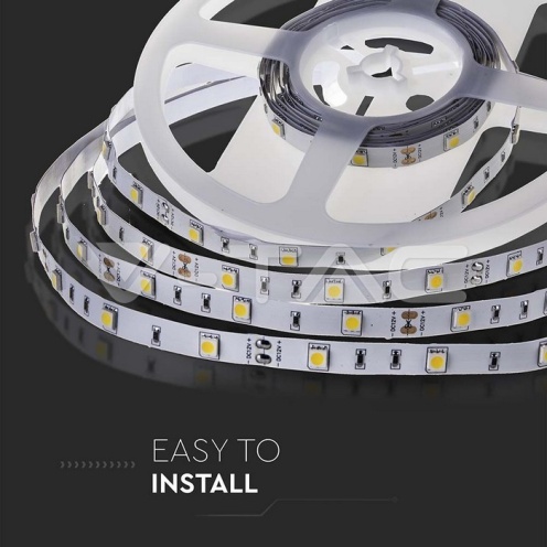 LED Лента SMD5050 - 30/1 Бяла IP20 - изглед 6