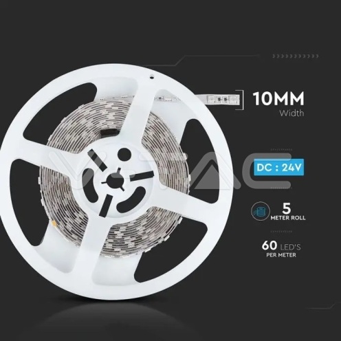 LED Лента SMD5050 - 60/1 24V 3000K IP20 - изглед 11
