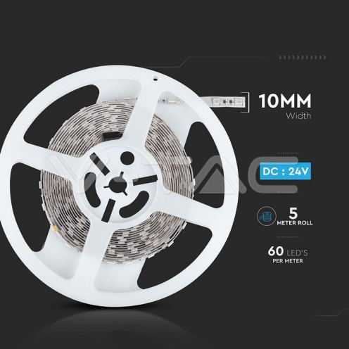 LED Лента SMD5050 - 60/1 24V 6400K IP20 - изглед 11