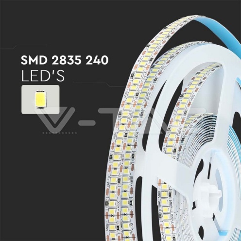 LED Лента SMD2835 - 240/1 High Lumen 4000К Невлагозащитена - изглед 11