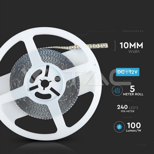 LED Лента SMD2835 - 240/1 High Lumen Топло Бяла Невлагозащитена - изглед 11 - rZ commerce LED Лента SMD2835 - 240/1 High Lumen Топло Бяла Невлагозащитена - изглед 11