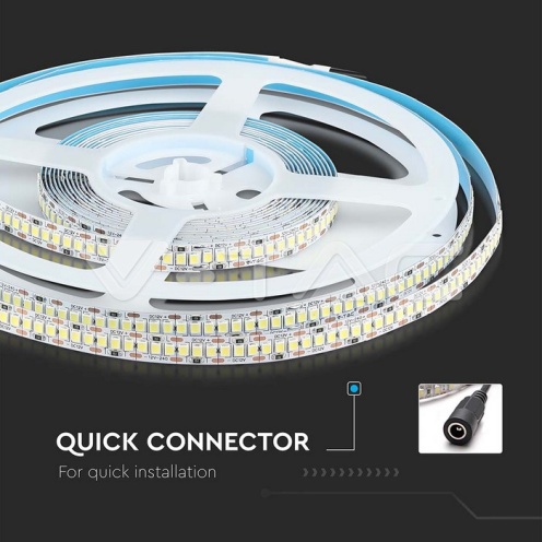 LED Лента SMD2835 - 240/1 High Lumen Топло Бяла Невлагозащитена - изглед 10 - rZ commerce LED Лента SMD2835 - 240/1 High Lumen Топло Бяла Невлагозащитена - изглед 10