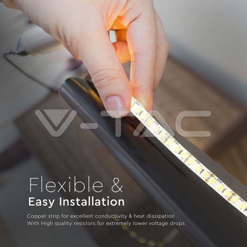 LED Лента SMD5730 - 120/1 High Lumen 4000К IP20 - изглед 8