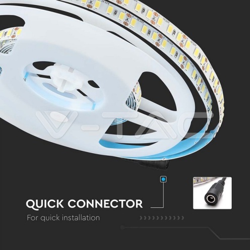 LED Лента SMD5730 - 120/1 High Lumen 4000К IP20 - изглед 10
