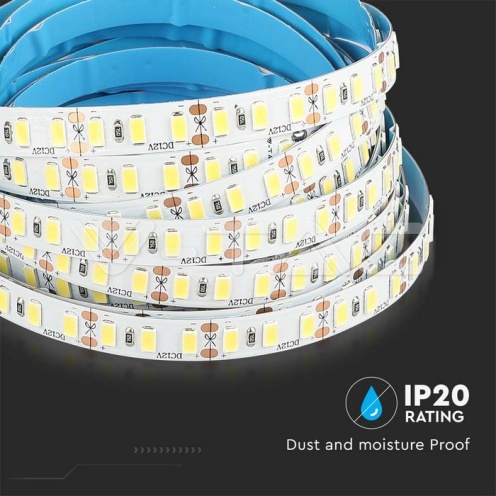 LED Лента SMD5730 - 120/1 High Lumen Топло Бяла Невлагозащитена - изглед 9